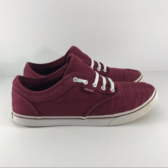 vans atwood low burgundy